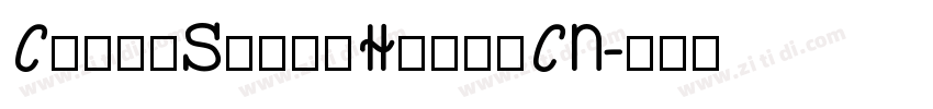 CanvaSweetHeartCN字体转换