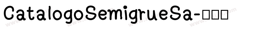 CatalogoSemigrueSa字体转换