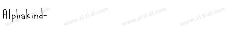 Alphakind字体转换
