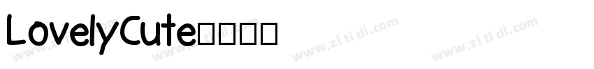 LovelyCute字体转换
