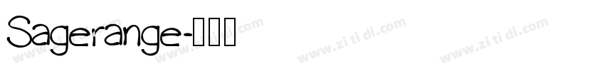 Sagerange字体转换