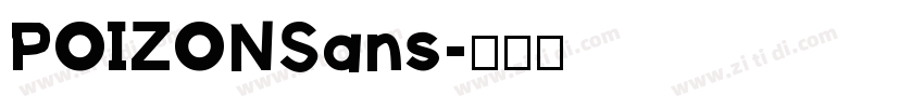 POIZONSans字体转换