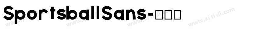 SportsballSans字体转换