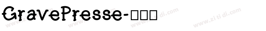 GravePresse字体转换