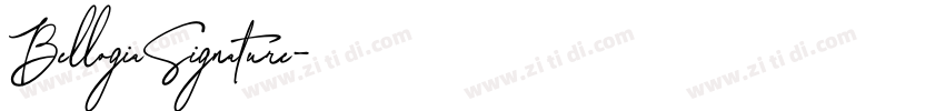 BellogiaSignature字体转换