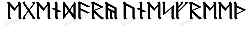 LegendaryRunesFreeTr字体转换