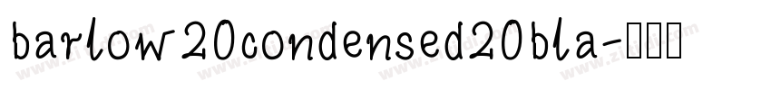 barlow20condensed20bla字体转换