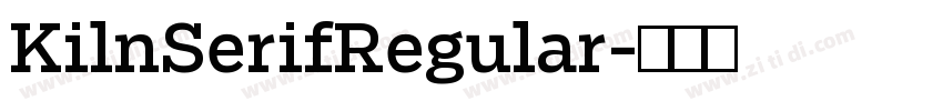 KilnSerifRegular字体转换