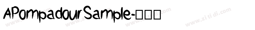 APompadourSample字体转换