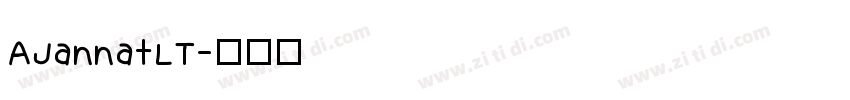 AJannatLT字体转换