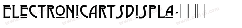 ElectronicArtsDispla字体转换