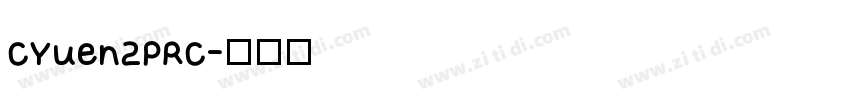 CYuen2PRC字体转换