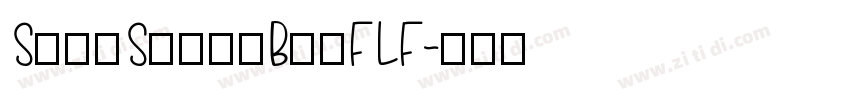 SansSerifBldFLF字体转换