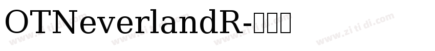 OTNeverlandR字体转换