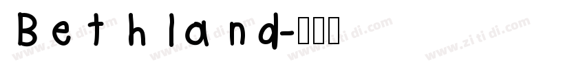Bethland字体转换