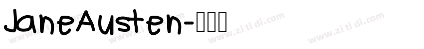 JaneAusten字体转换