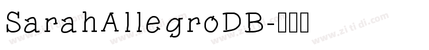 SarahAllegroDB字体转换
