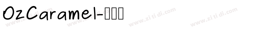 OzCaramel字体转换