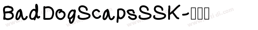 BadDogScapsSSK字体转换