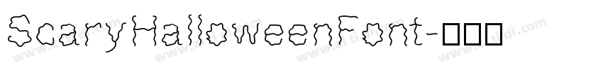ScaryHalloweenFont字体转换