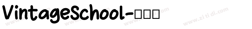 VintageSchool字体转换