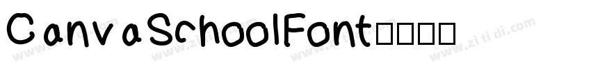 CanvaSchoolFont字体转换