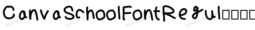 CanvaSchoolFontRegul字体转换