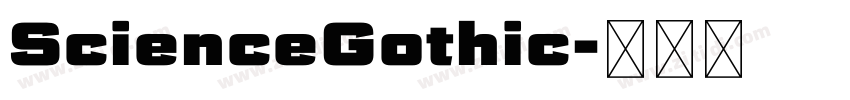 ScienceGothic字体转换