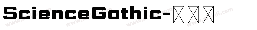 ScienceGothic字体转换