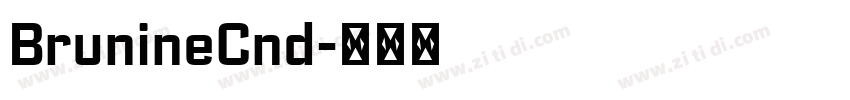 BrunineCnd字体转换
