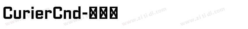 CurierCnd字体转换