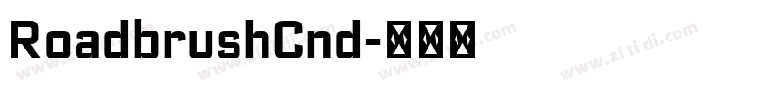 RoadbrushCnd字体转换
