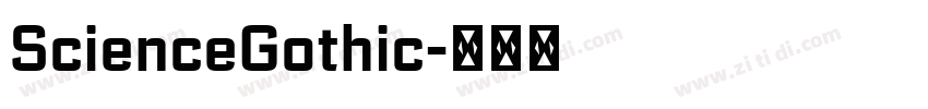 ScienceGothic字体转换