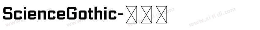 ScienceGothic字体转换