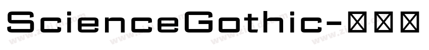 ScienceGothic字体转换