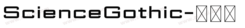 ScienceGothic字体转换