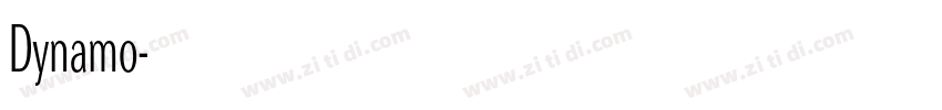 Dynamo字体转换