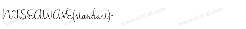 NTSEAWAVE(standart)字体转换