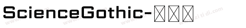ScienceGothic字体转换 ScienceGothic字体转换