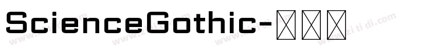 ScienceGothic字体转换 ScienceGothic字体转换