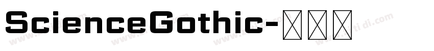 ScienceGothic字体转换 ScienceGothic字体转换