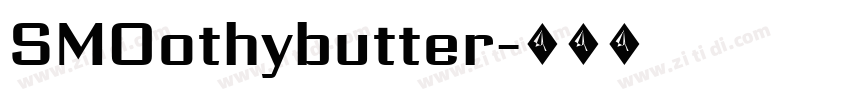 SMOothybutter字体转换