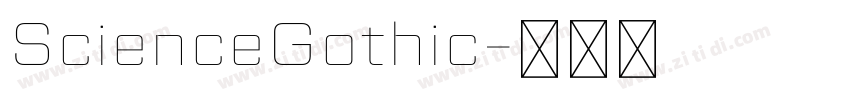 ScienceGothic字体转换 ScienceGothic字体转换