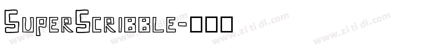 SuperScribble字体转换