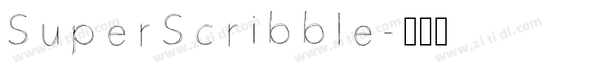 SuperScribble字体转换