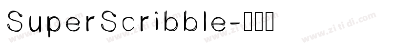 SuperScribble字体转换