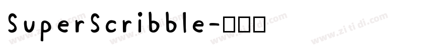SuperScribble字体转换