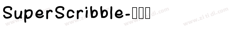 SuperScribble字体转换