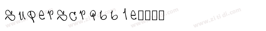 SuperScribble字体转换