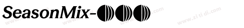 SeasonMix字体转换